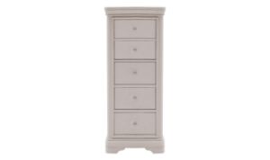 Picture of Mabel 5 Drawer Tall Narrow Chest (Taupe)