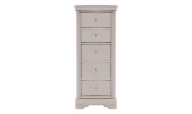 Picture of Mabel 5 Drawer Tall Narrow Chest (Taupe)