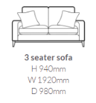 Picture of Fairmont 3 Seater 