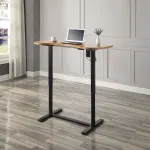 Picture of San Francisco Height Adjustable Desk (Oak/ Black) 