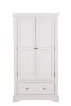 Picture of Mabel 2 Door 1 Drawer Wardrobe (White)