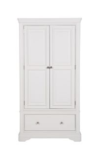 Picture of Mabel 2 Door 1 Drawer Wardrobe (White)