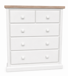 Picture of Tommy 2 Over 3 Chest - Oak/Oxford White