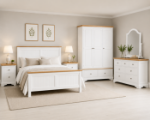Picture of Sorrento Bedroom (White/Oak & Taupe/Oak)