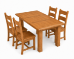 Picture of Danube 1.4m to 1.8m Extending Dining Table 