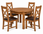 Picture of Paris Oak Round Dining Table