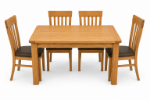 Picture of Stow Natural Oak 120cm Fixed Dining Table 