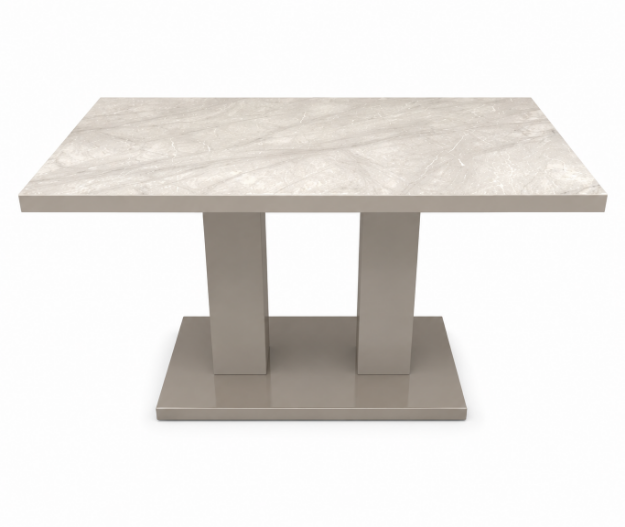 Picture of Riley 1.2 Grey Marble Effect Table Set