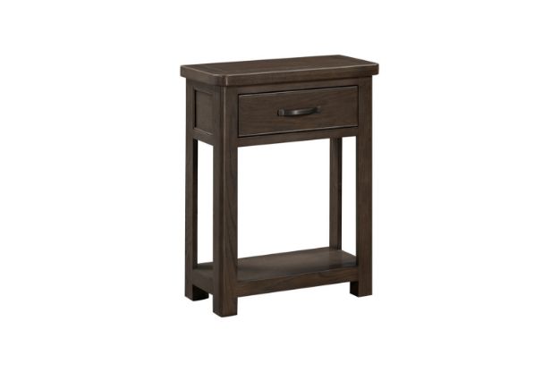Picture of Roma Walnut 1 Drawer Console Table 
