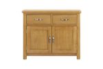 Picture of Roma Oak 2 Door 2 Drawer Sideboard
