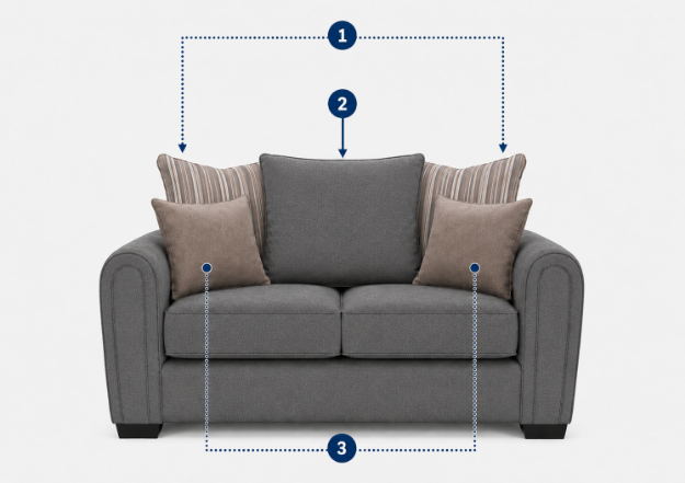 Picture of Memphis 2 Seater -PillowBack