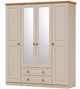 Picture of Troscan 4 Door 2 Drawer 2 Mirror Robe