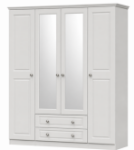 Picture of Troscan 4 Door 2 Drawer 2 Mirror Robe