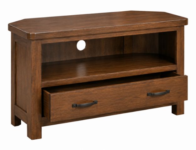 Picture of Roma Walnut Corner Tv Unit 