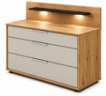 Picture of Denver 2.5 Drawer Tall Bedside Table 