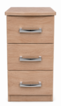 Picture of Miami- 3 Drawer Bedside Chest