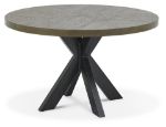 Picture of Ellipse Fumed Oak 4 Seater Round Table