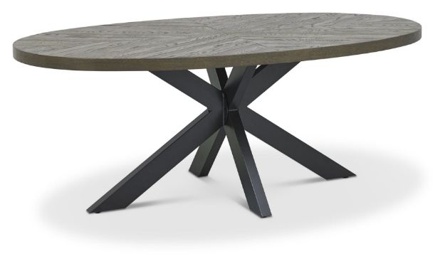 Picture of Ellipse Fumed Oak Oval Table
